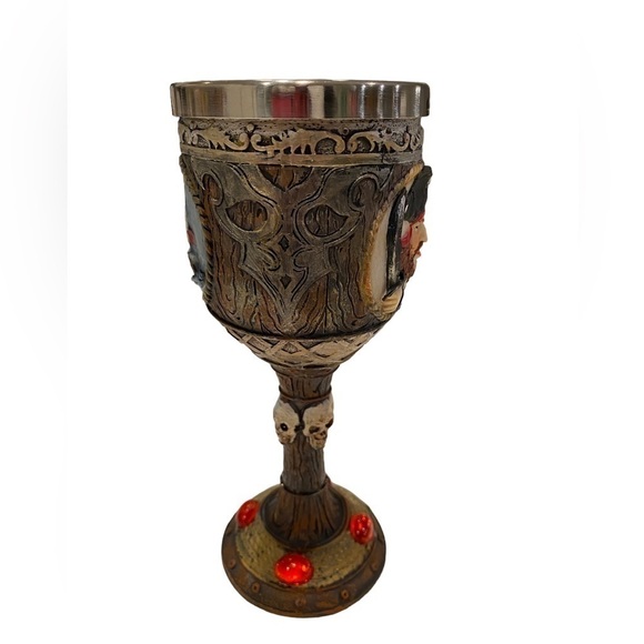 Pirate and Ship Drinking Goblet Cast Resin and Metal Lined - Picture 2 of 10
